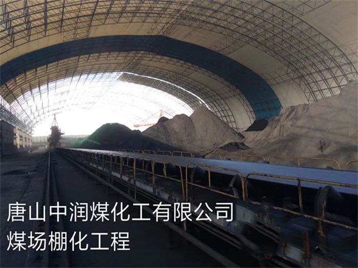 瑞昌中润煤化工有限公司煤场棚化工程